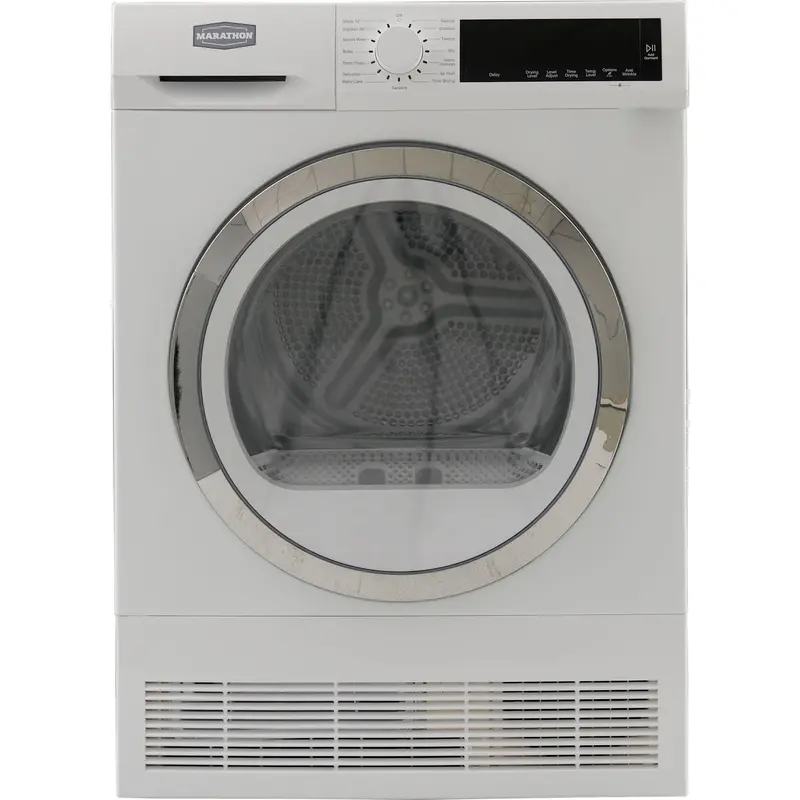 Marathon Mvd420W 7.5 Cu. Ft. White Front-Load Electric Dryer 1