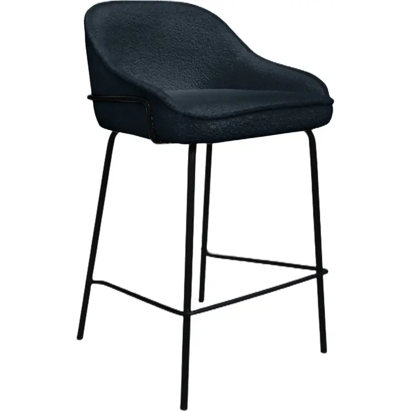 Marise Teddy Navy Counter-Height Dining Stool 1