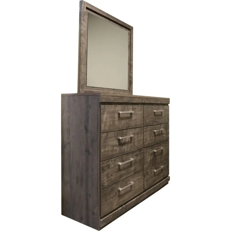 Marley Dresser With Matching Mirror – Inky Maple Finish 1