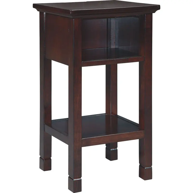 Marnville Reddish-Brown Accent Table – Compact Side Or Entryway Piece 1