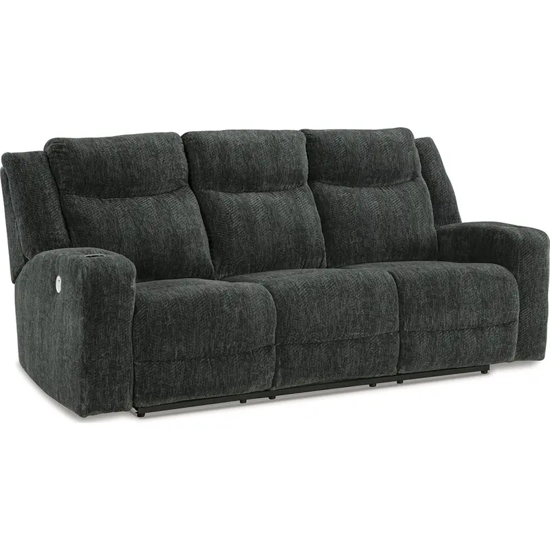 Martinglenn Ebony Power Reclining Sofa – Full-Feature Living Room Seating 1