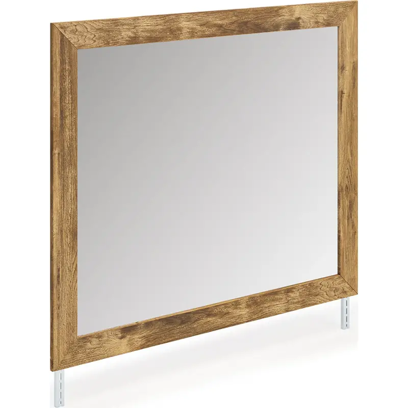 Maystonna Brown Framed Wall Mirror 1
