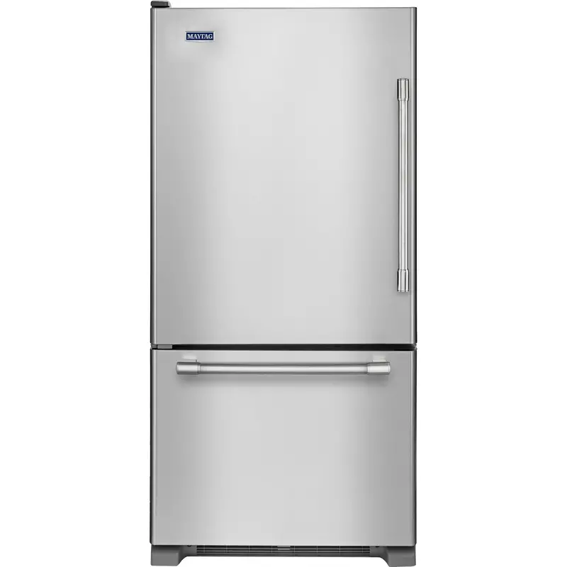 Maytag 30-Inch Bottom-Freezer Refrigerator With Drawer Freezer – Fingerprint-Resistant Stainless Steel (Mbl1957Fez) 1