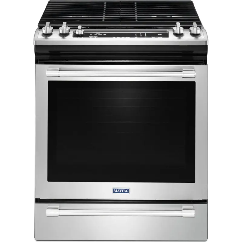 Maytag 30-Inch Gas Range With True Convection & 5.8 Cu. Ft. Capacity (Mgs8800Fz) 1