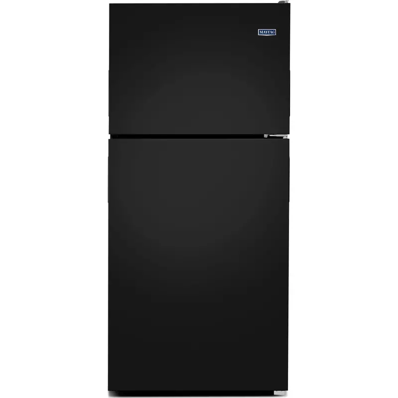 Maytag 30-Inch Top-Freezer Refrigerator With Powercold – 18 Cu. Ft., Black Ice Finish (Mrt118Fffe) 1