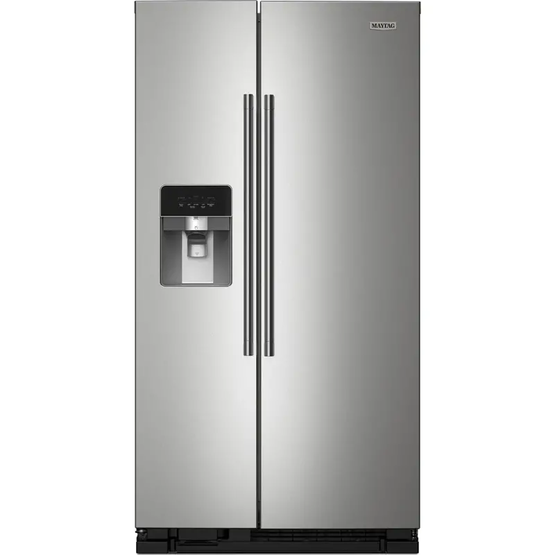 Maytag 36-Inch Side-By-Side Refrigerator – 25 Cu. Ft., Fingerprint-Resistant Stainless Look (Mrsf4036Pz) 1