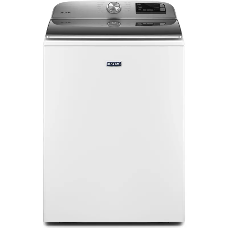 Maytag 5.4 Cu. Ft. Smart Top-Load Washer With Extra Power Button – White (Mvw6230Hw) 1