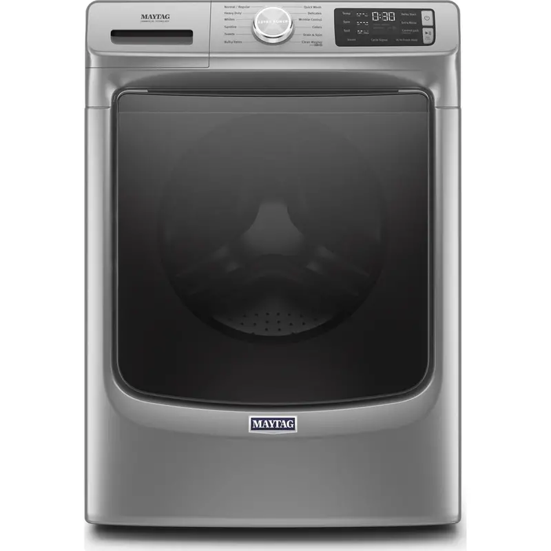 Maytag 5.5 Cu. Ft. Front-Load Washer – Metallic Slate, Extra Power Cycle & 16-Hour Fresh Hold 1