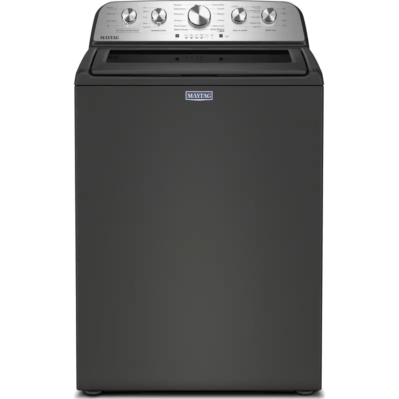 Maytag 5.5 Cu. Ft. Impeller Top-Load Washer With Extra Power And Pet Pro Cycle – Volcano Black (Mtw5600Ru) 1