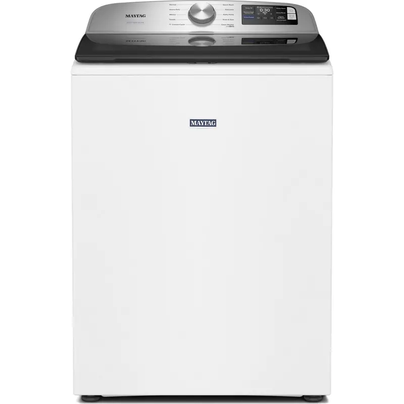 Maytag 6.0 Cu. Ft. Smart-Enabled Agitator Top-Load Washer With Extra Power Performance – White (Mtw6205Rw) 1