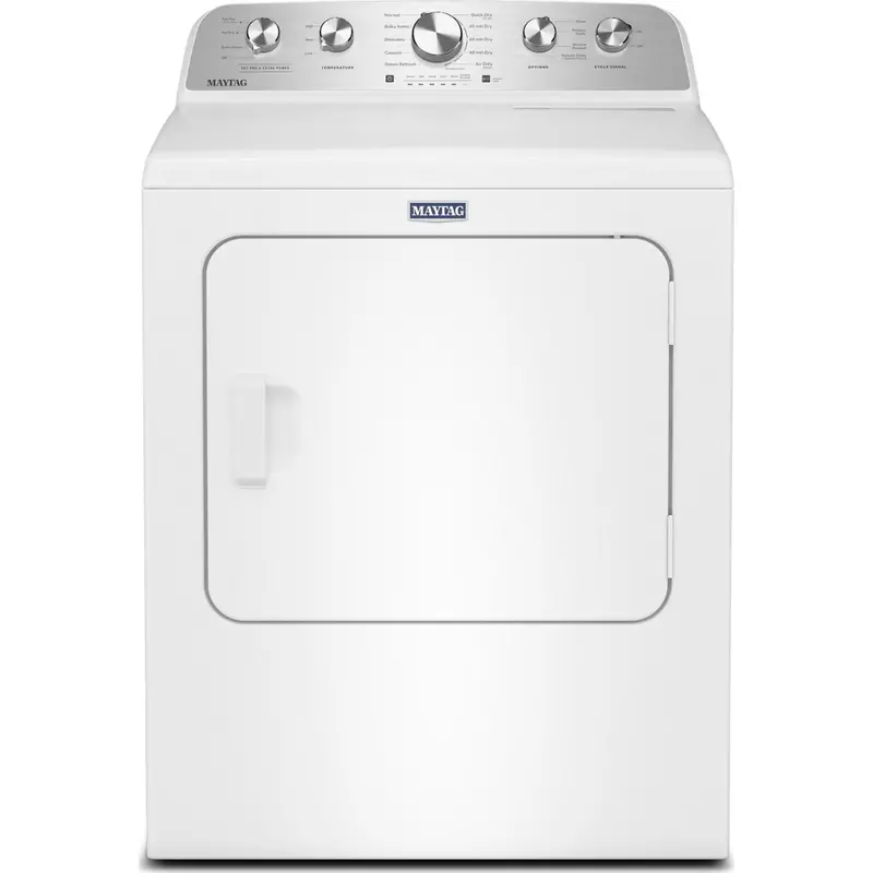 Maytag 7.0 Cu. Ft. Gas Dryer With Extra Power And Pet Pro Drying Mode – White (Mgd5605Rw) 1