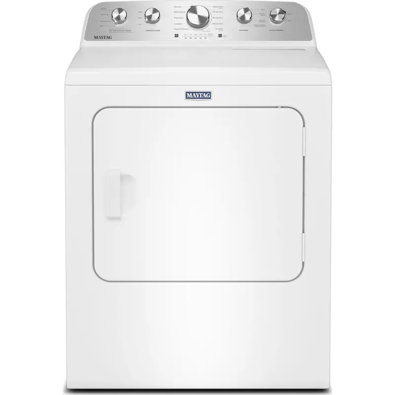 Maytag 7.0 Cu. Ft. White Electric Dryer With Extra Power And Pet Pro Cycle (Ymed5605Rw) 1