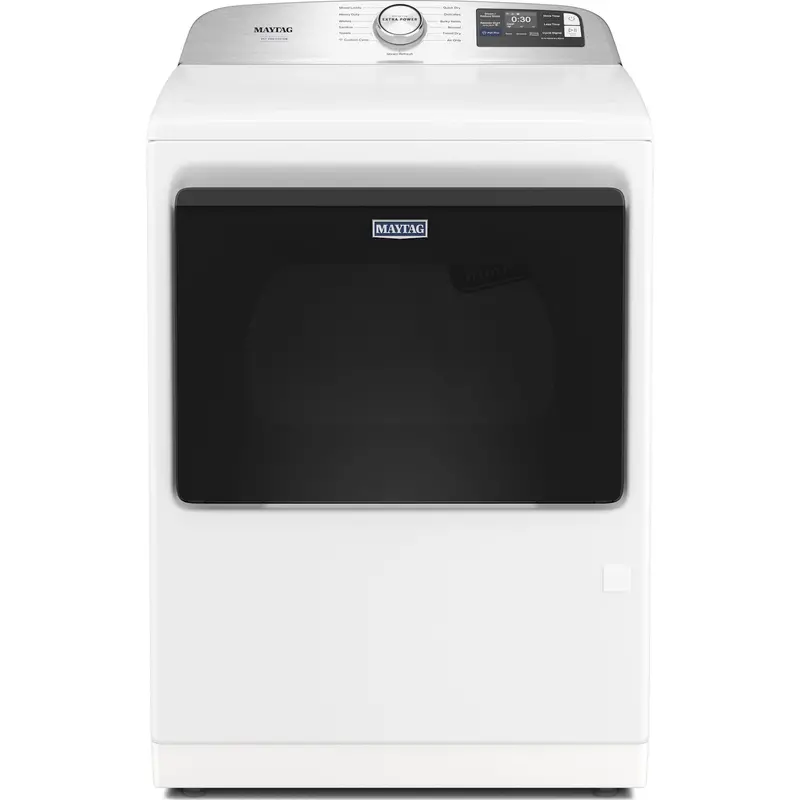 Maytag 7.4 Cu. Ft. Pet Pro Top-Load Dryer – White With Sanitize Cycle & Extra Power (Ymed7205Rw) 1