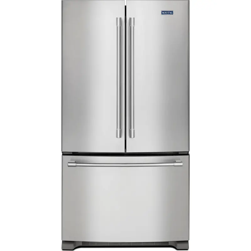 Maytag Fingerprint-Resistant French Door Refrigerator – 22 Cu. Ft., 33-Inch Wide (Mrff5033Pz) 1