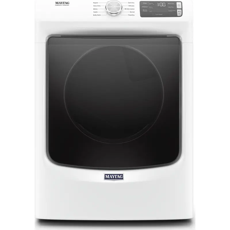 Maytag Front-Load Electric Dryer – 7.3 Cu. Ft. Capacity, Quick Dry & Extra Power Cycle (Ymed5630Hw) 1
