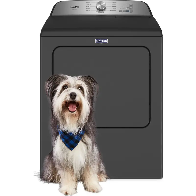 Maytag Mgd6500Mbk Pet Pro Top-Load Gas Dryer – 7.0 Cu. Ft. Black Shadow Appliance 1