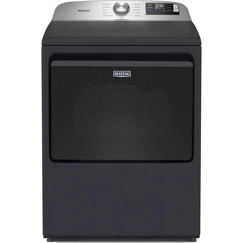 Maytag Midnight Steel Advanced Gas Dryer – 7.4 Cu. Ft. Top Load With Moisture Sensing Technology (Mgd6205Rf) 1