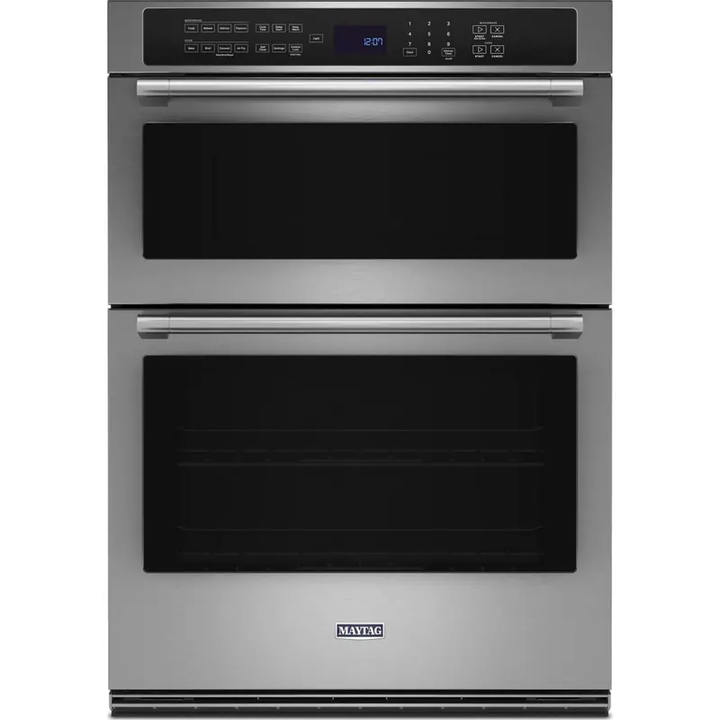 Maytag Moec6030Lz 30-Inch Wall Oven & Microwave Combo With Air Fry Basket – 6.4 Cu. Ft., Fingerprint-Resistant Stainless Steel 1