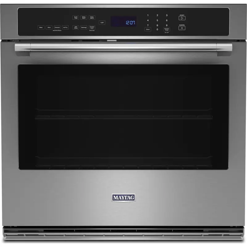 Maytag Moes6027Lz 27-Inch Single Wall Oven With Air Fry Basket – Fingerprint-Resistant Stainless Steel 1