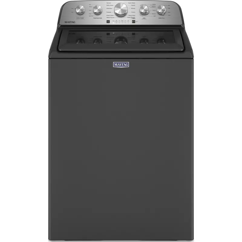 Maytag Mvw5430Pbk Top-Load Washer – 5.5 Cu.Ft. With Extra Power Agitator – Volcano Black 1
