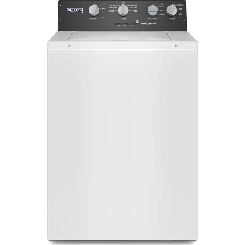 Maytag Mvwp586Gw Commercial-Grade Agitator Washer – 4.0 Cu. Ft., White 1