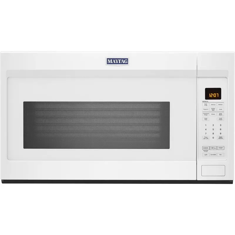 Maytag Over-The-Range Microwave With Dual Crisp Technology – 1.9 Cu. Ft., White Finish (Ymmv4207Jw) 1