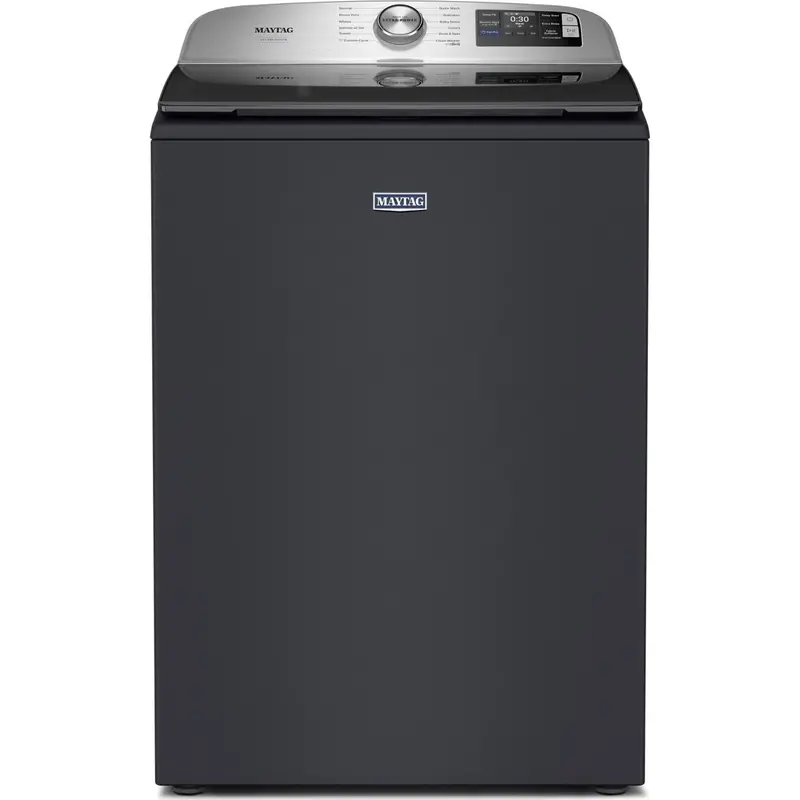 Maytag Pet Pro Top-Load Washer – 6.0 Cu. Ft., Midnight Steel With Oxi Clean 1