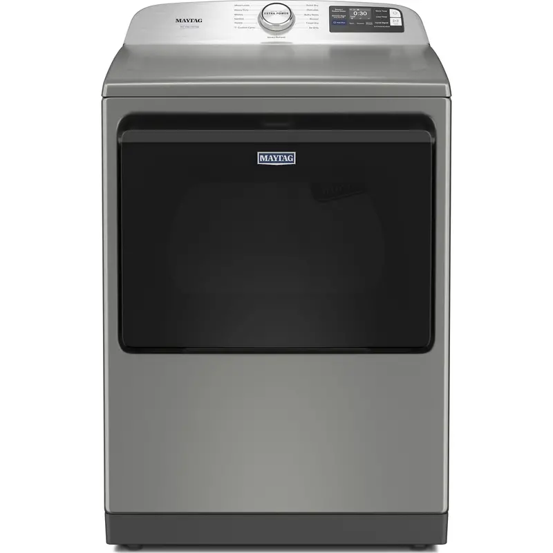 Maytag Radiant Silver 7.4 Cu. Ft. Pet Pro Electric Dryer – Top-Load With Sanitize Cycle (Ymed7205Rr) 1
