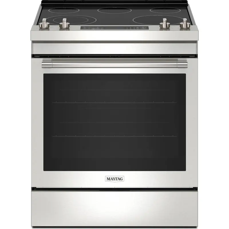 Maytag Ymes8800Pz Slide-In Electric Range – 30", Air Fry, 6.4 Cu. Ft., Fingerprint-Resistant Stainless 1