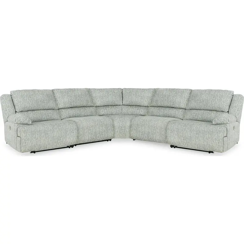 Mcclelland 5-Piece Power Reclining Sectional – Full-Feature Modular Seating 1