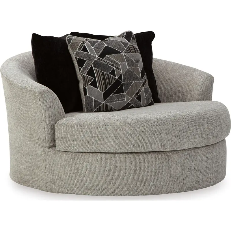Megginson Storm Gray Swivel Chair 1