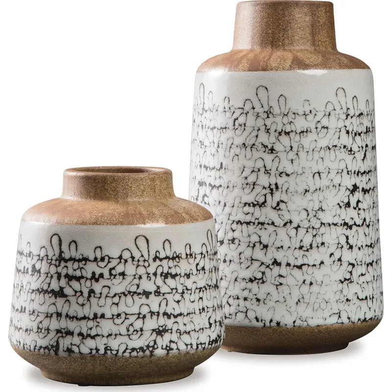 Meghan Stoneware Vase Set – Two-Piece 1