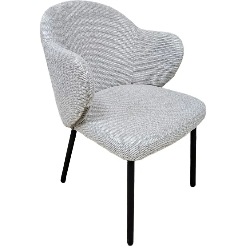 Milano Ac155 Black Side Chair With Steel Frame And Padded Vinyl Seat 1