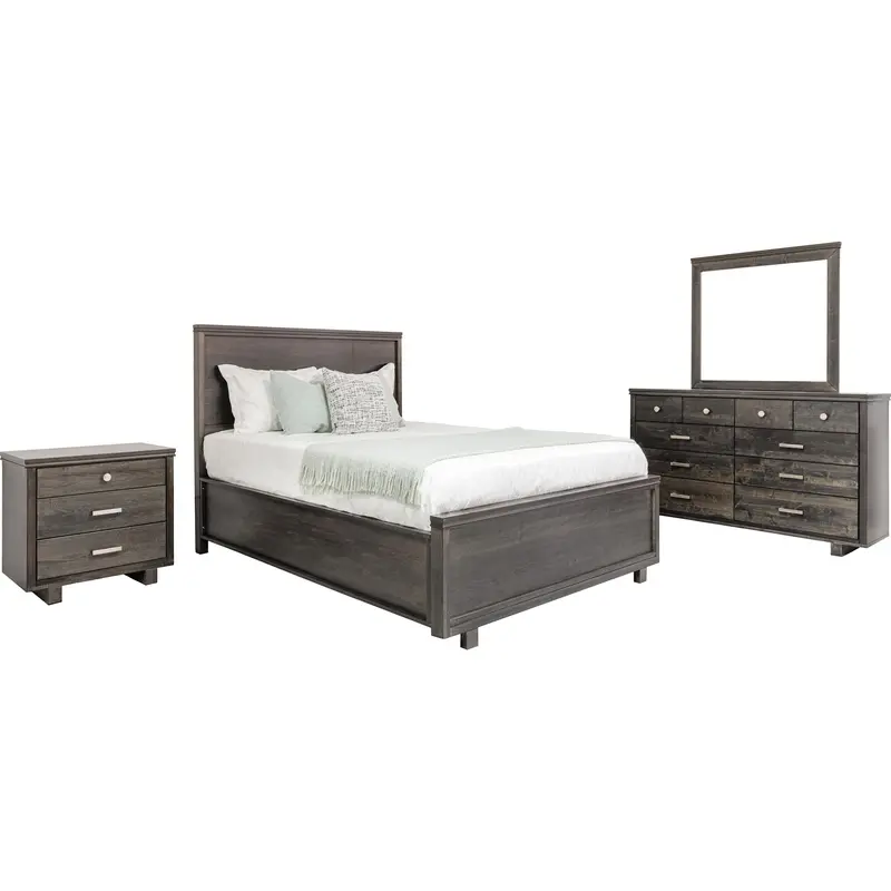 Milo 6-Piece Panel Bedroom Collection – Contemporary Style 1