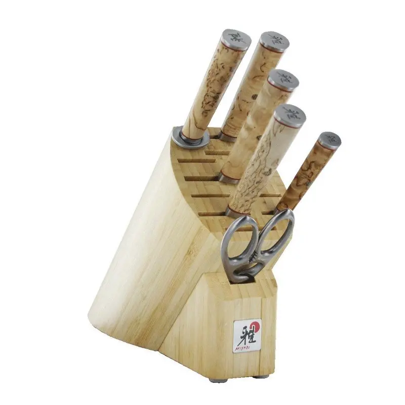 Miyabi Birchwood Sg2 7-Piece Knife Block Set 1