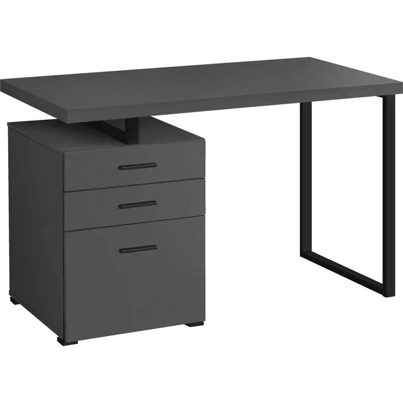 Modern Grey 48-Inch Writing Desk 1
