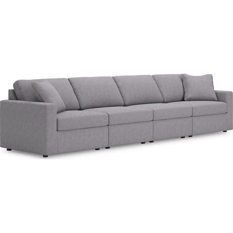 Modmax 4-Seat Modular Sectional Sofa With Reversible Chaise And Removable Covers 1