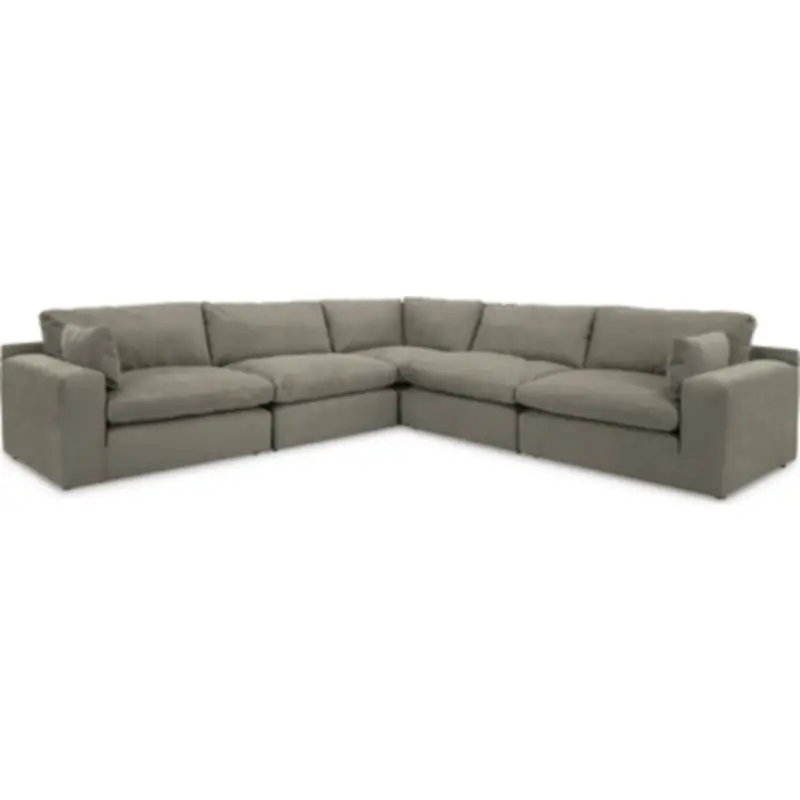 Next-Gen Gaucho Five-Piece Modular Sectional In Putty Gray 1