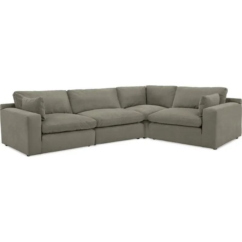 Next-Gen Gaucho Putty Sectional Sofa – 4-Piece Configuration 1