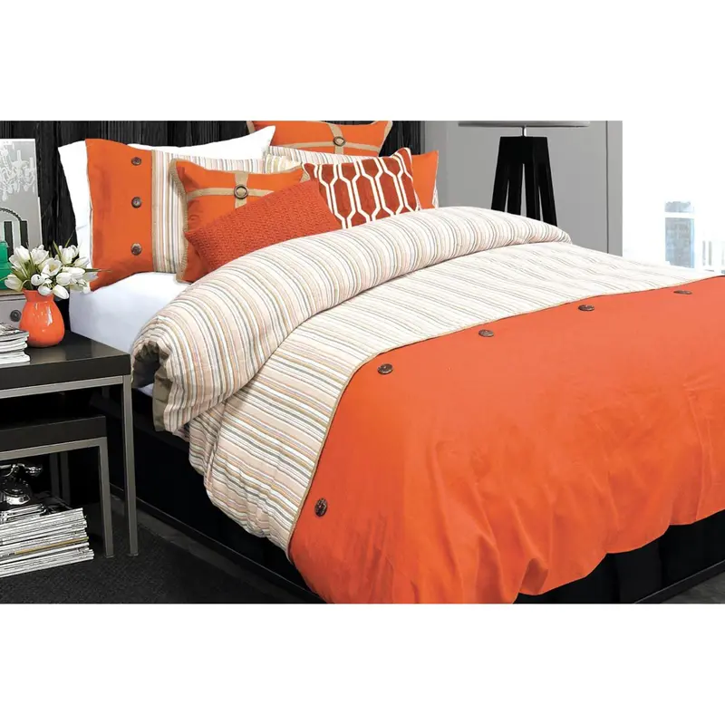 Norfolk Queen-Size Duvet Cover Set – 3-Piece Bedding Ensemble 1