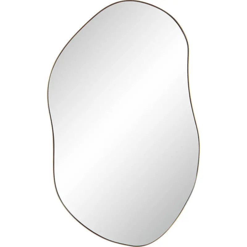 Noria Proportional Accent Mirror – 30" X 45.25" Balanced Oval-Inspired Shape 1