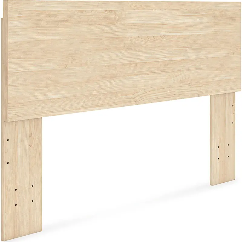 Onita Natural-Finish Queen-Size Panel Headboard 1