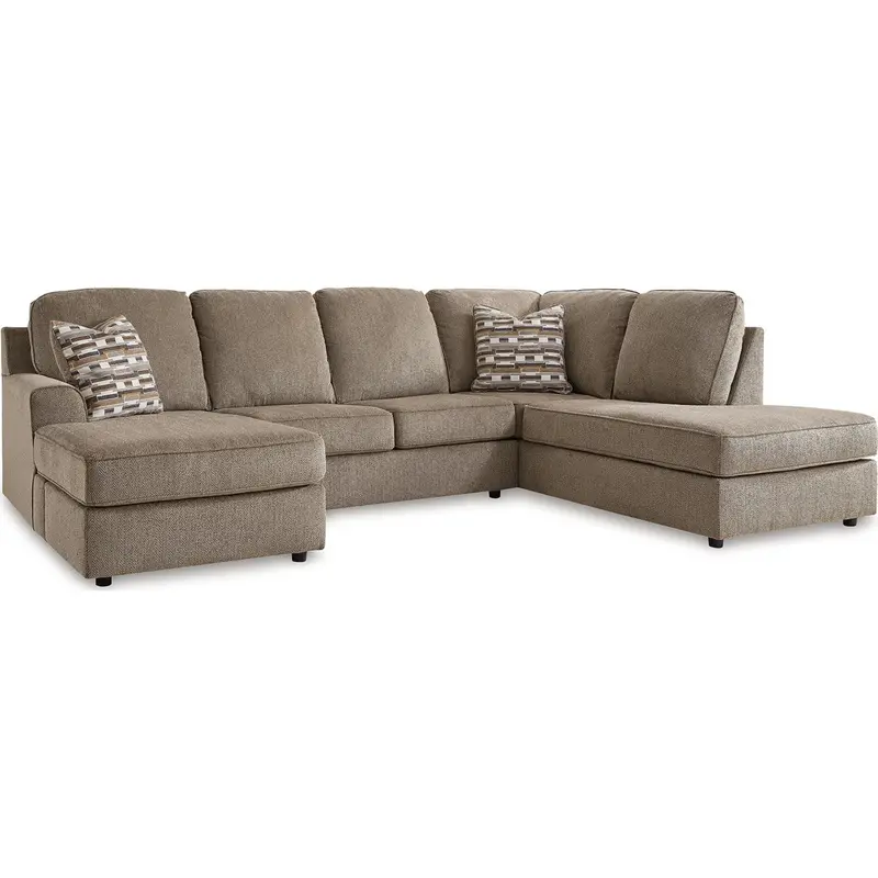 O'Phannon L-Shaped Sectional Sofa With Chaise Seat 1