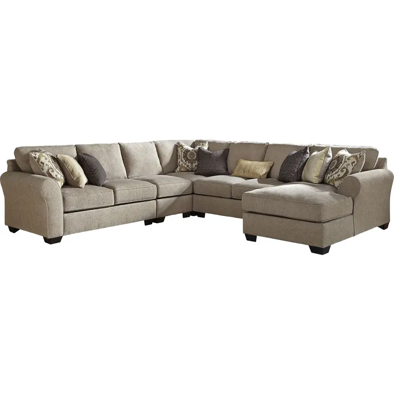 Pantomine Expandable 5-Piece Sectional – Versatile Modular Living Room Set 1