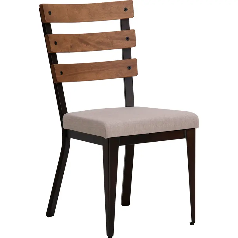 Parade Upholstered Side Chair In Biscuit, Toasty, And Oxidado Finish (30223-52-Ho-87) 1