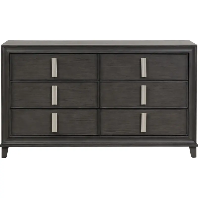 Paxton Grey Dresser With Modern Design 1