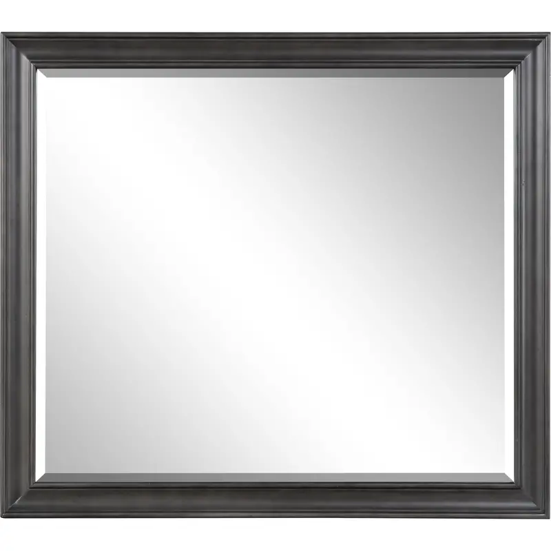 Paxton Grey Wall Mirror With Frame 1