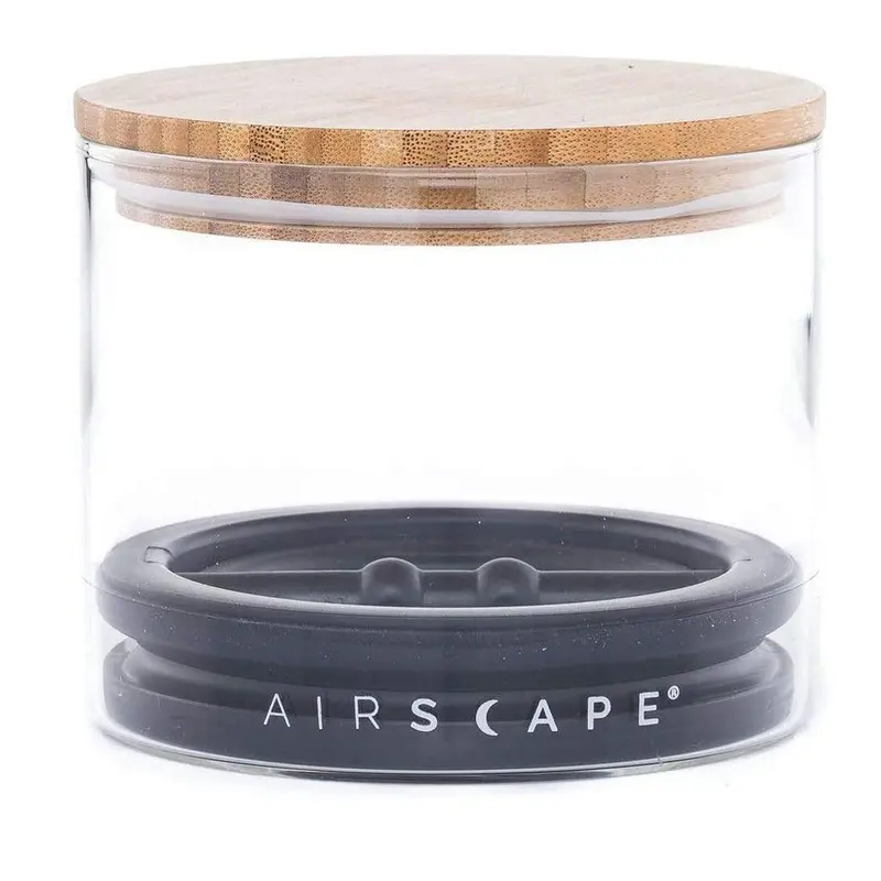 Planetary Design Airscape 4-Inch Glass Canister With Bamboo Lid 1