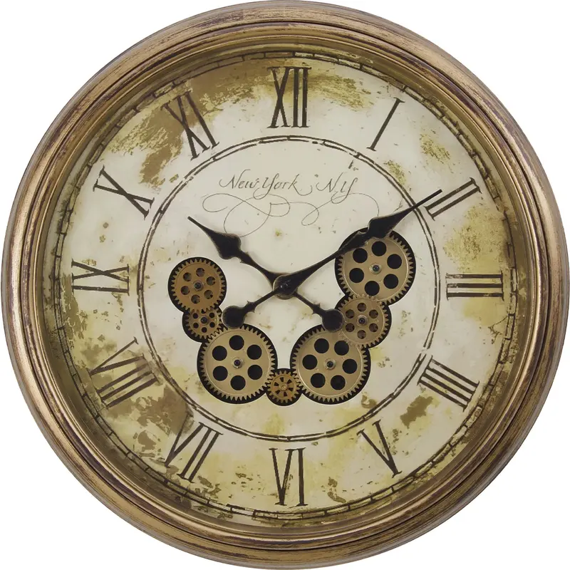 Rayen Geometric Wall Clock – 22.75-Inch Square Display 1