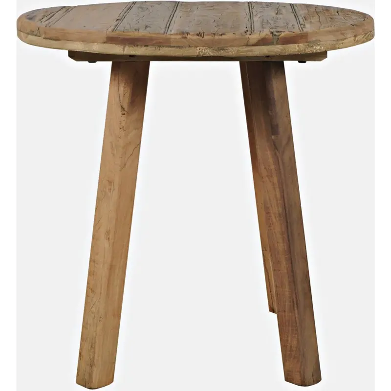 Reclamation Rustic Brown End Table – Reclaimed Wood Style 1